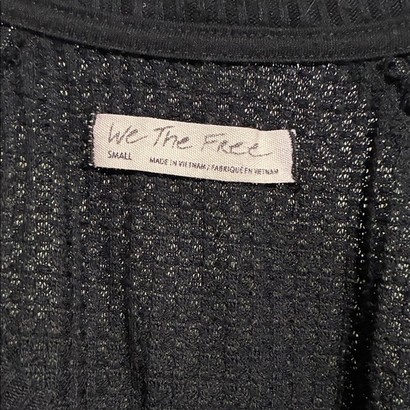 We The Free Black V-Neck Top - Picture 3 of 5